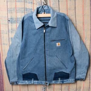 Custom upcycled carhartt detroit jacket